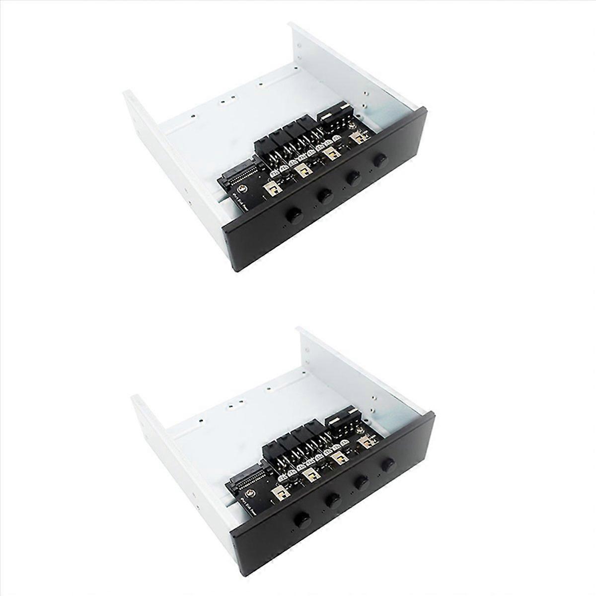 4 Way Power Switch for Desktop Computer Support 2.5/3.5 Inch SATA HDD