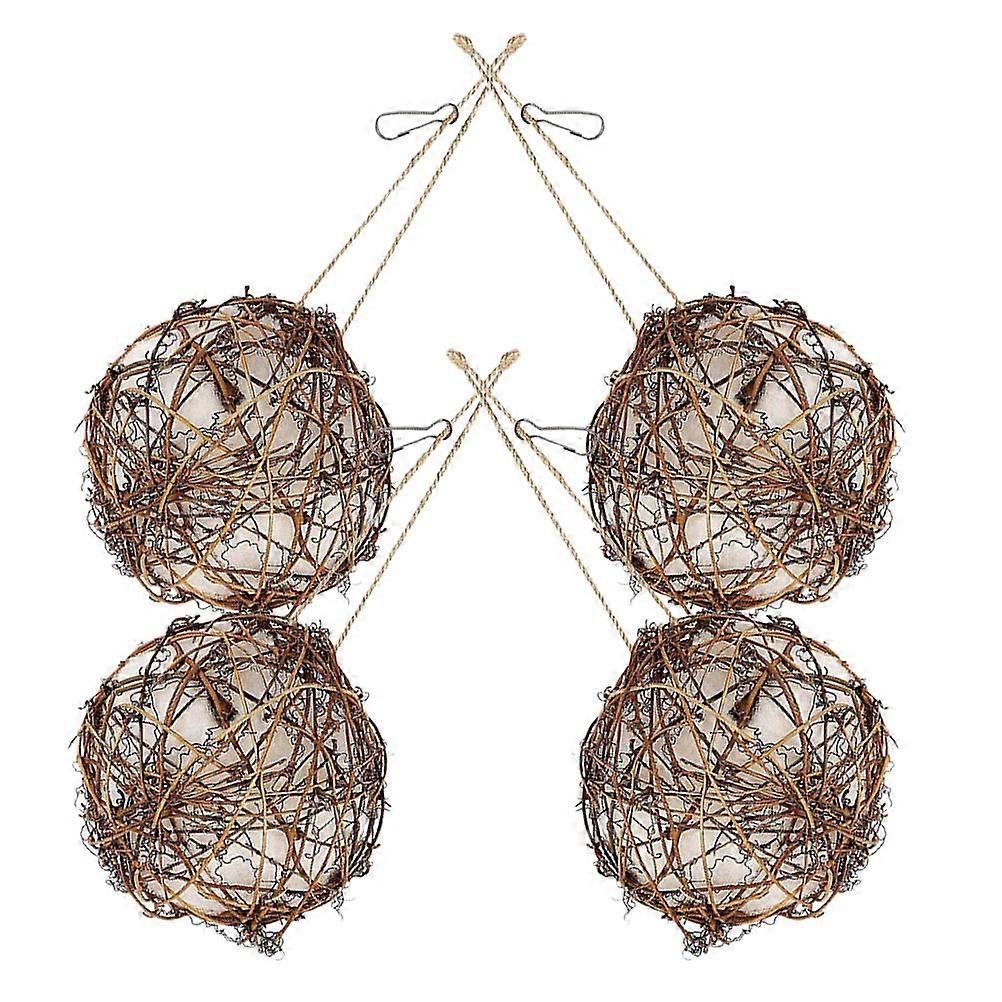 Hummingbird Nesting Material Wild Bird Nest for Outdoor Use 4Pcs