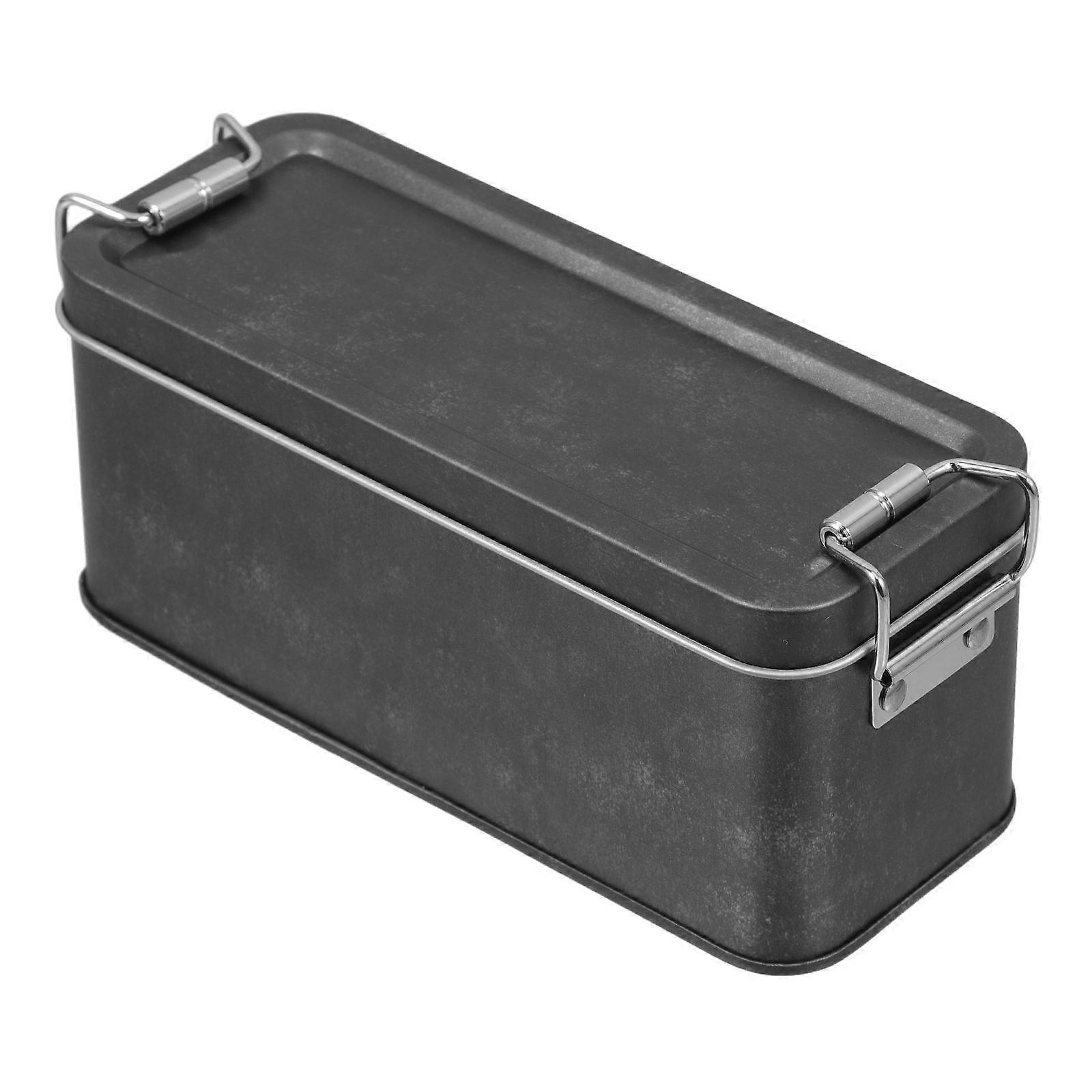 Metal Biscuit Container for Sturdy Candy Case with Lid