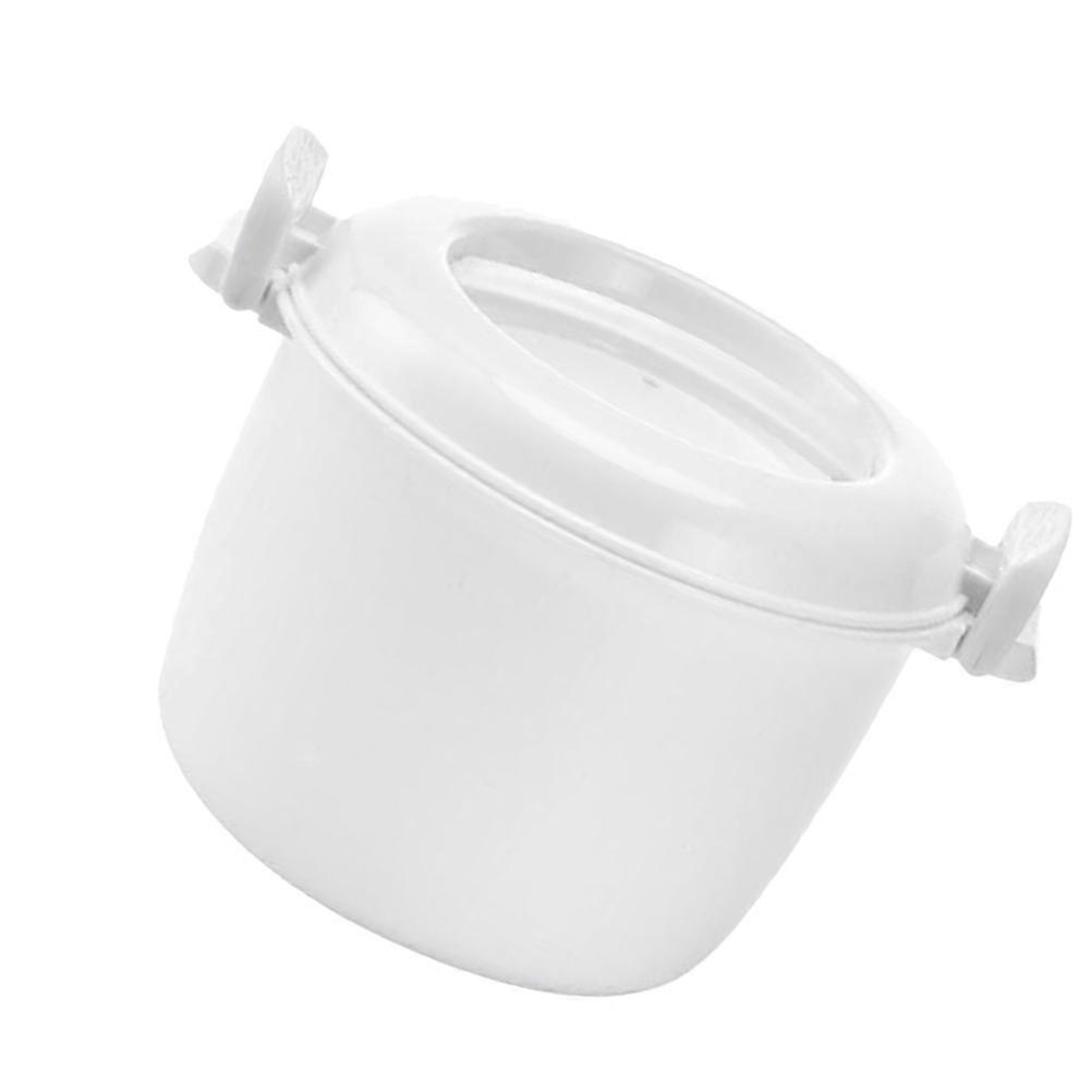 Microwave Cooker Insulated Lunch Box for Storage White Design