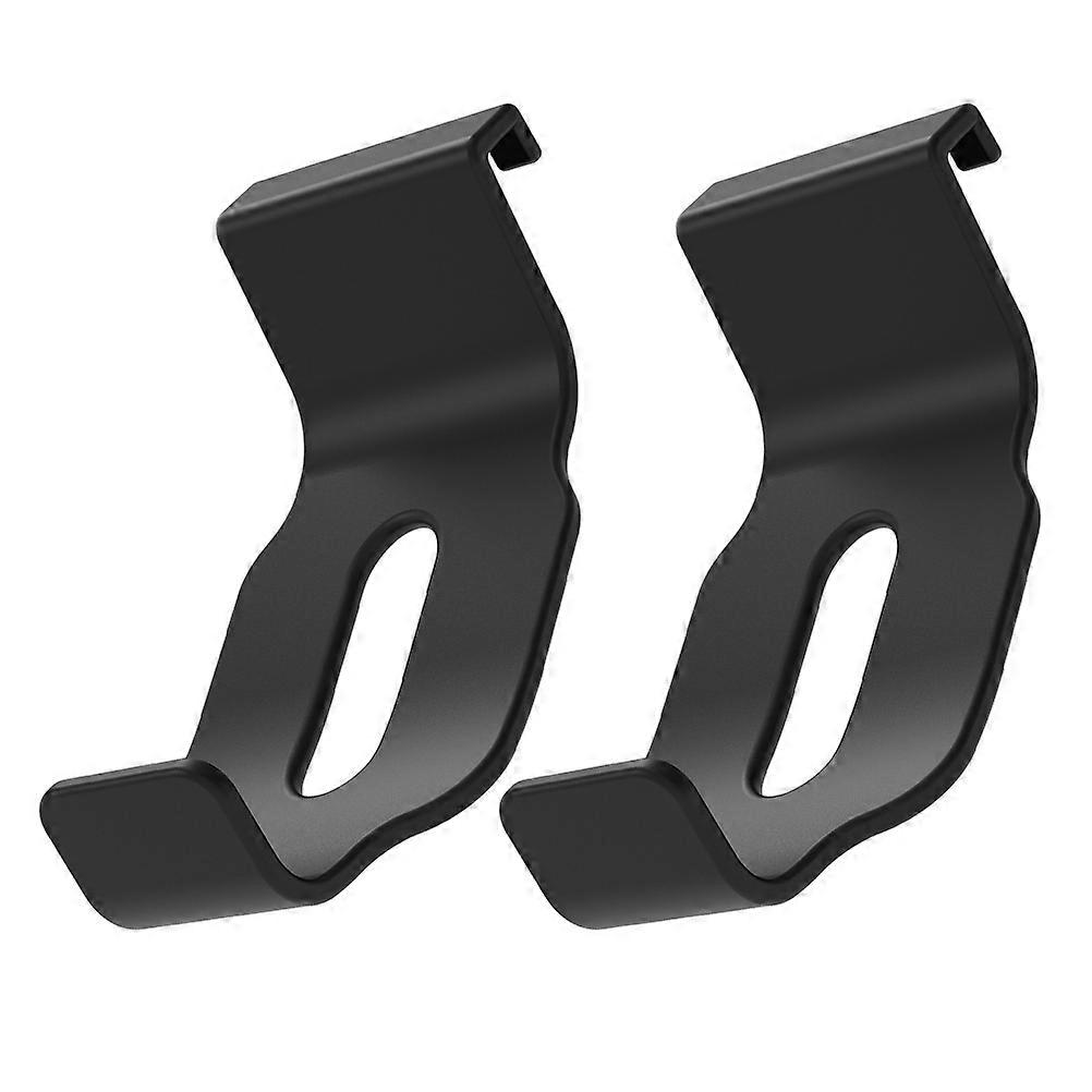 Handphone Hanging Bracket Headphone Mount for Game Machine 2Pcs Black ABS