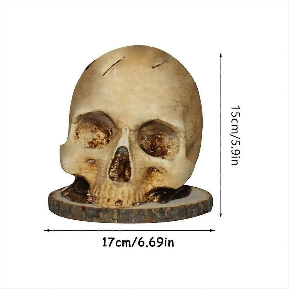 Kitchen Storage Skull Knife Holder Horror Head Shape Knive Holder