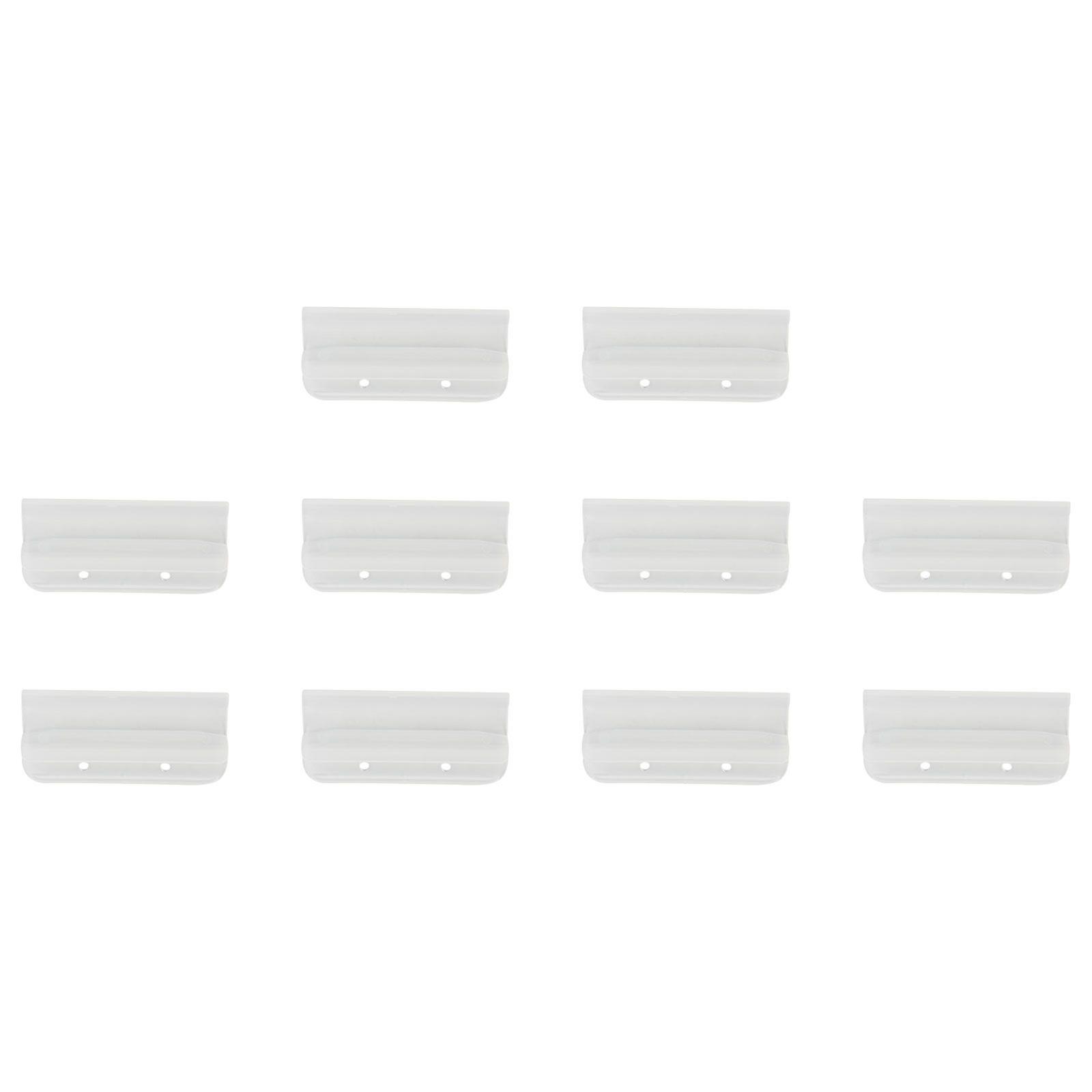 10pcs Plastic Tabs Hanging File Folder Tabs Document Identification Folders Tab