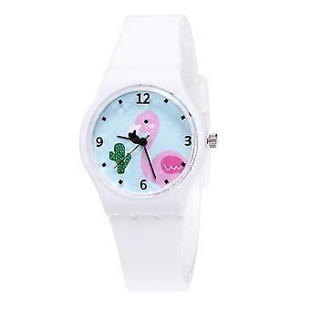 Orologio per bambini per ragazzi, adorabile orologio per bambini, preciso, bianco, 1 pezzo
