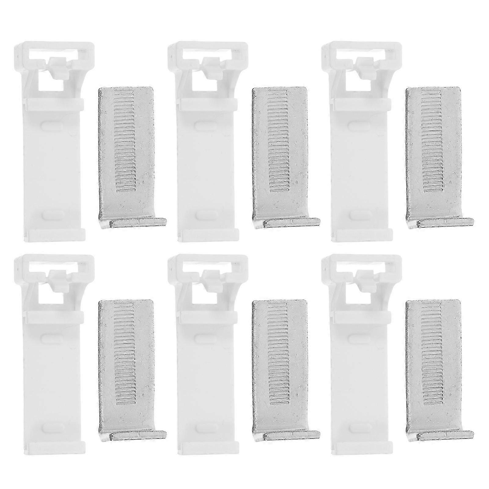 Window Shade Mounting Bracket Plastic for Roller Blind Support 6Pcs