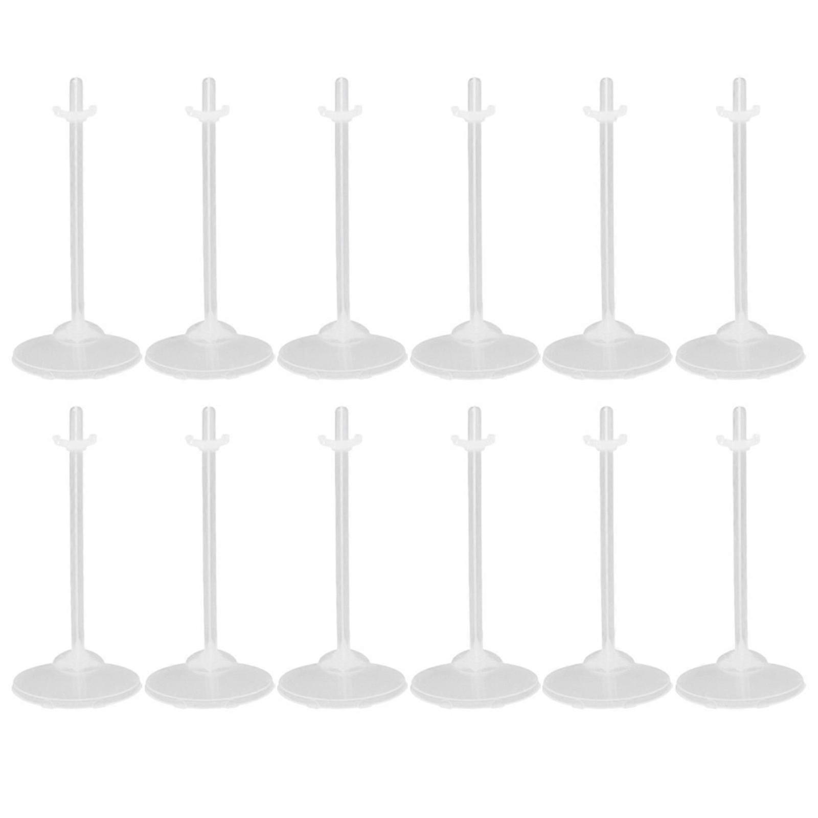 Transparent Doll Stand Plastic Storage Bracket for Display 36Pcs