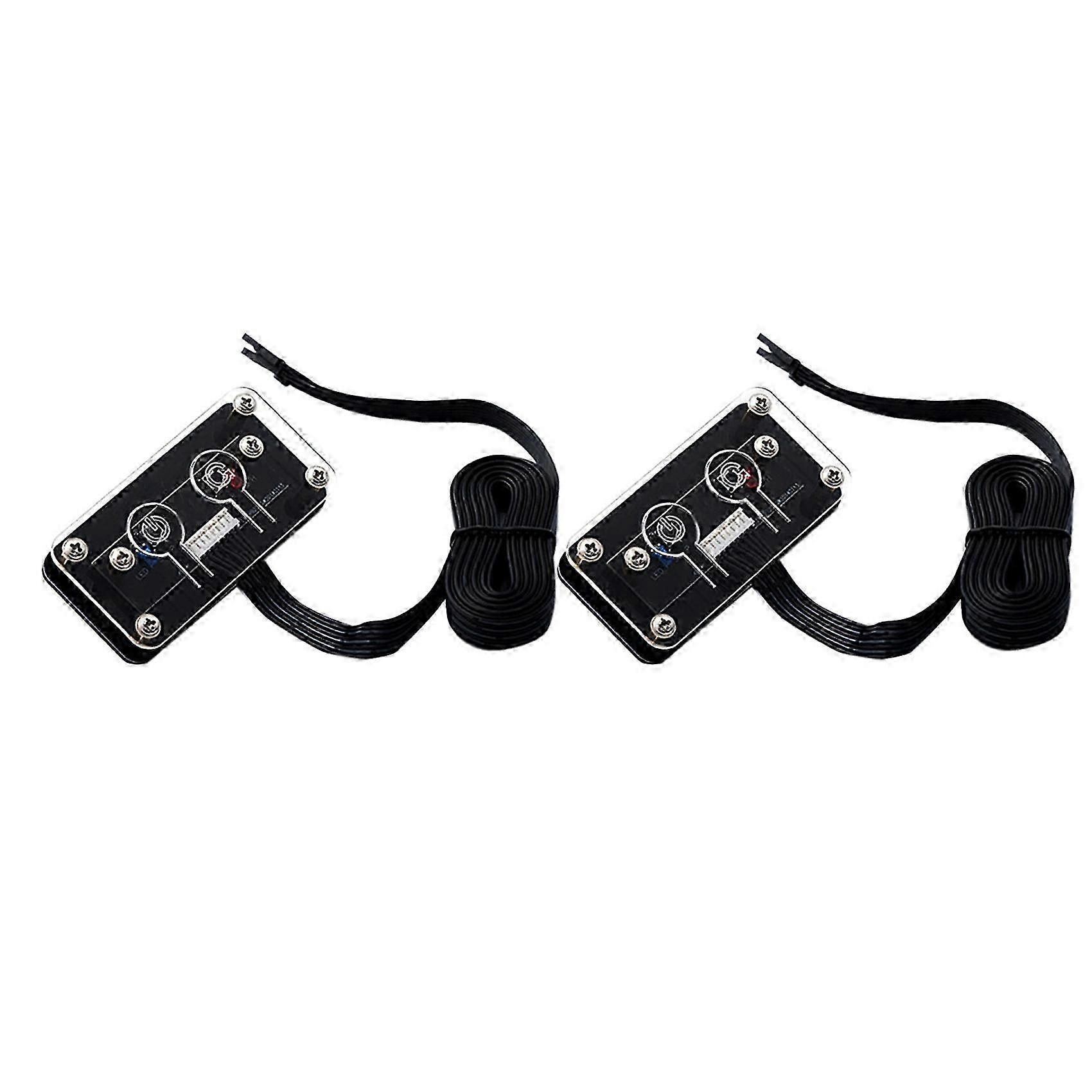 2X Desktop Computer Switch External Power Switch Power Button+Restart Button PC Case Power Supply Button, 60cm