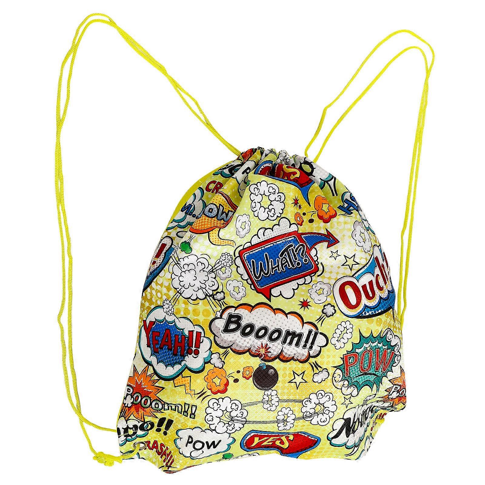 Swimming Bag Dry Wet Separated Drawstring Backpack for Storage Use