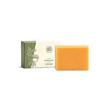 Persimmon Soap, Moisturizing Mature Skin,Renewing & Purifying Body Wash with Natural Persimmon, Skin Cleanser with Fresh Scent for Full Body 100g