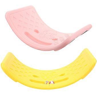 2pcs Bambini Equilibrio Esercizio Tavola Sensory Training Attrezzature Indoor Yoga Training Bilanciamento Tavola Giocattolo