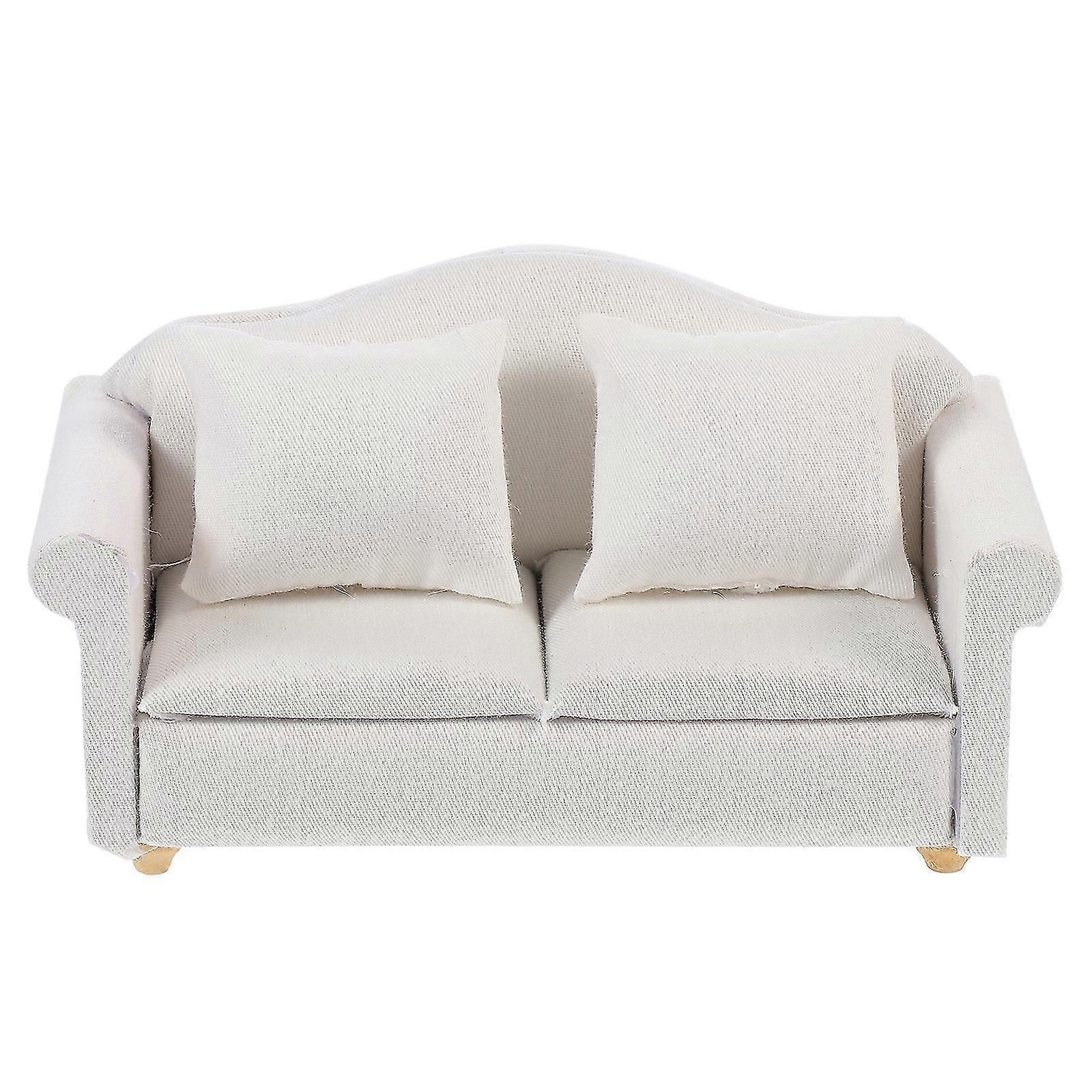 1pc Pretty Single Sofa Creative Miniature Sofa Practical Doll House Sofa