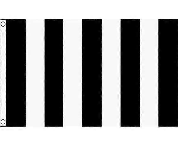 Drapeau à rayures noires et blanches CYQ-692