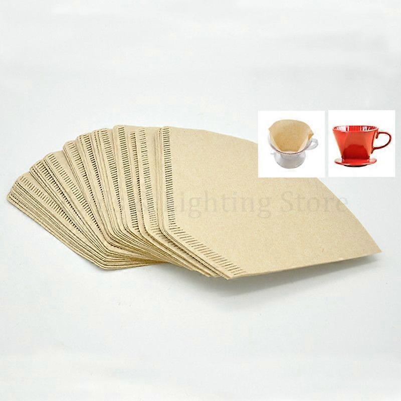 101"V" Shape Coffee Cup Filter Paper Espresso Machine Mocha Pot Strainer Sheet