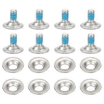Snowboard Binding Screws Set, 8-delt monteringssæt med skiver