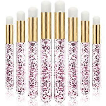 20 Stück Glitzer Kristall Wimpern Shampoo Bürsten mit Behälter, Wimpernverlängerung Reiniger Bürste Wimpern Reinigungsbürsten Wimpern Badebürste Wimpern Wimpern Pinsel