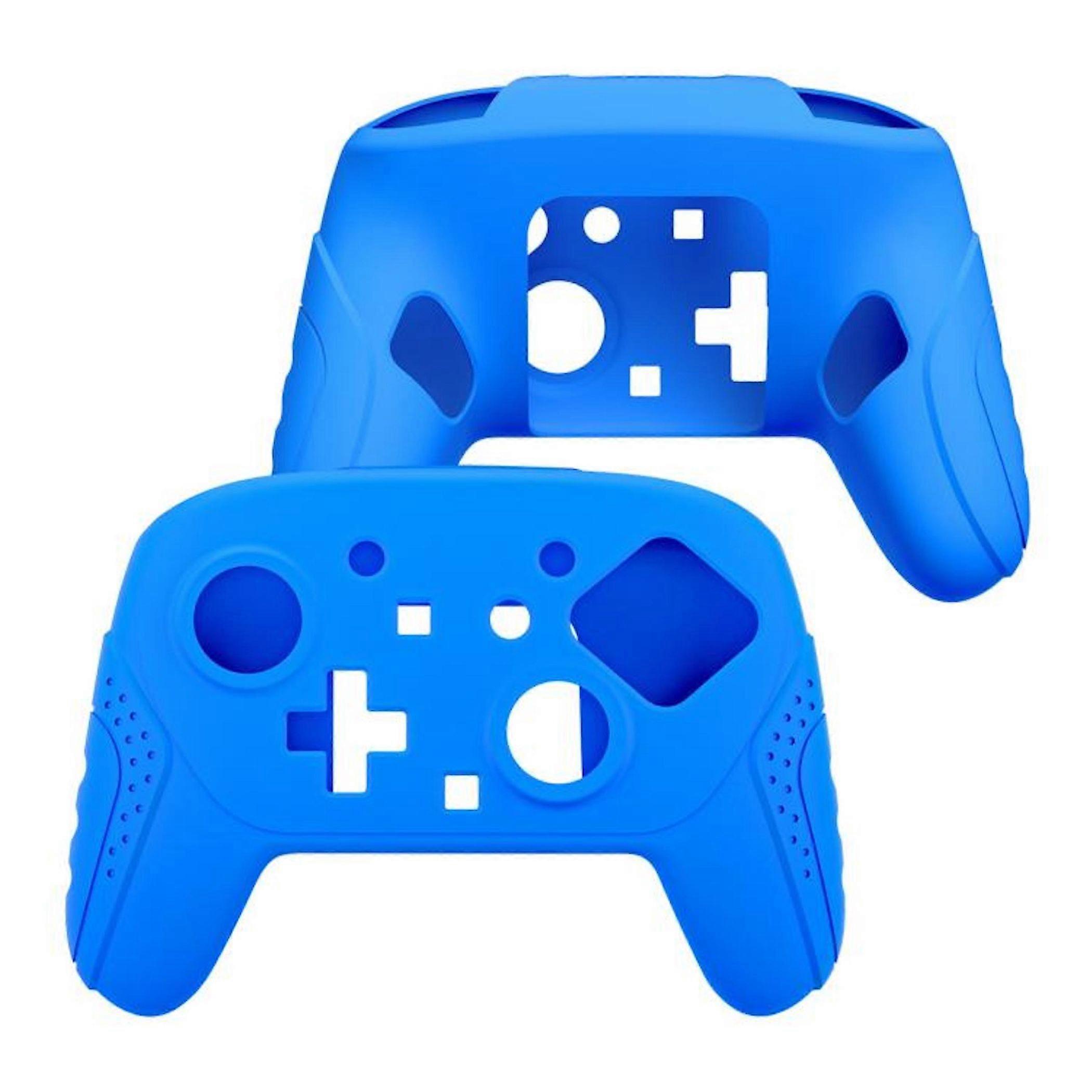 For Nintendo Switch 2 Non-Slip Silicone Case Pro Gaming Controller Dark Blue