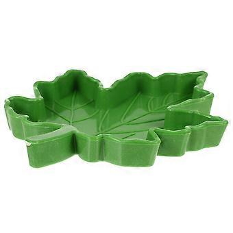 Maple Leaf Shaped Reptile Water Feeder Bowl for