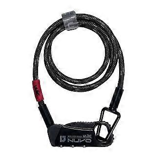 ULAC Bicycle Nuvo Lock ULAC K6D Bicycle Combo Lock Three Digit Password Combination Password Security Lock for Bicycle Black
