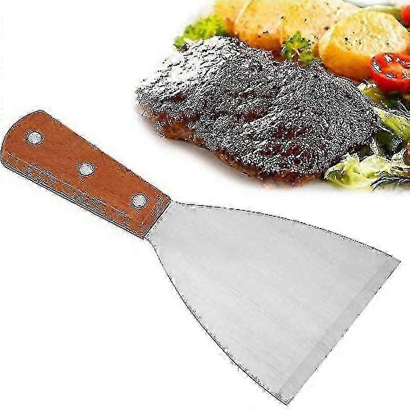 Bbq Spatel Edelstahlspatel mit Holzgriff