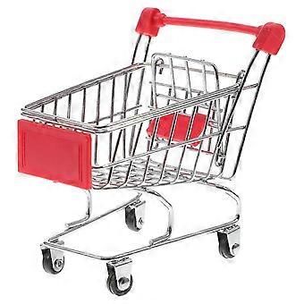 Mini carrello della spesa giocattolo per bambini, set da 2 pezzi