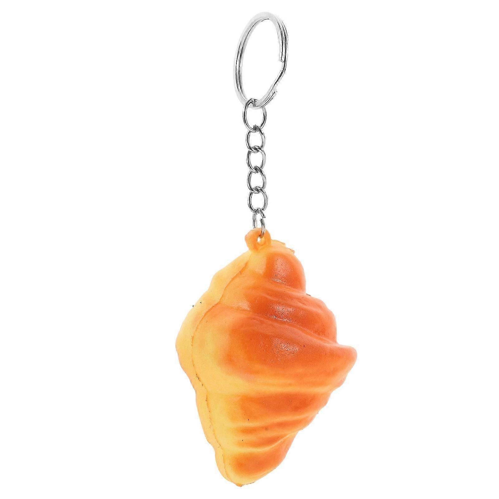 Adorable Bread Hanging Charm Keychain for Holding Use