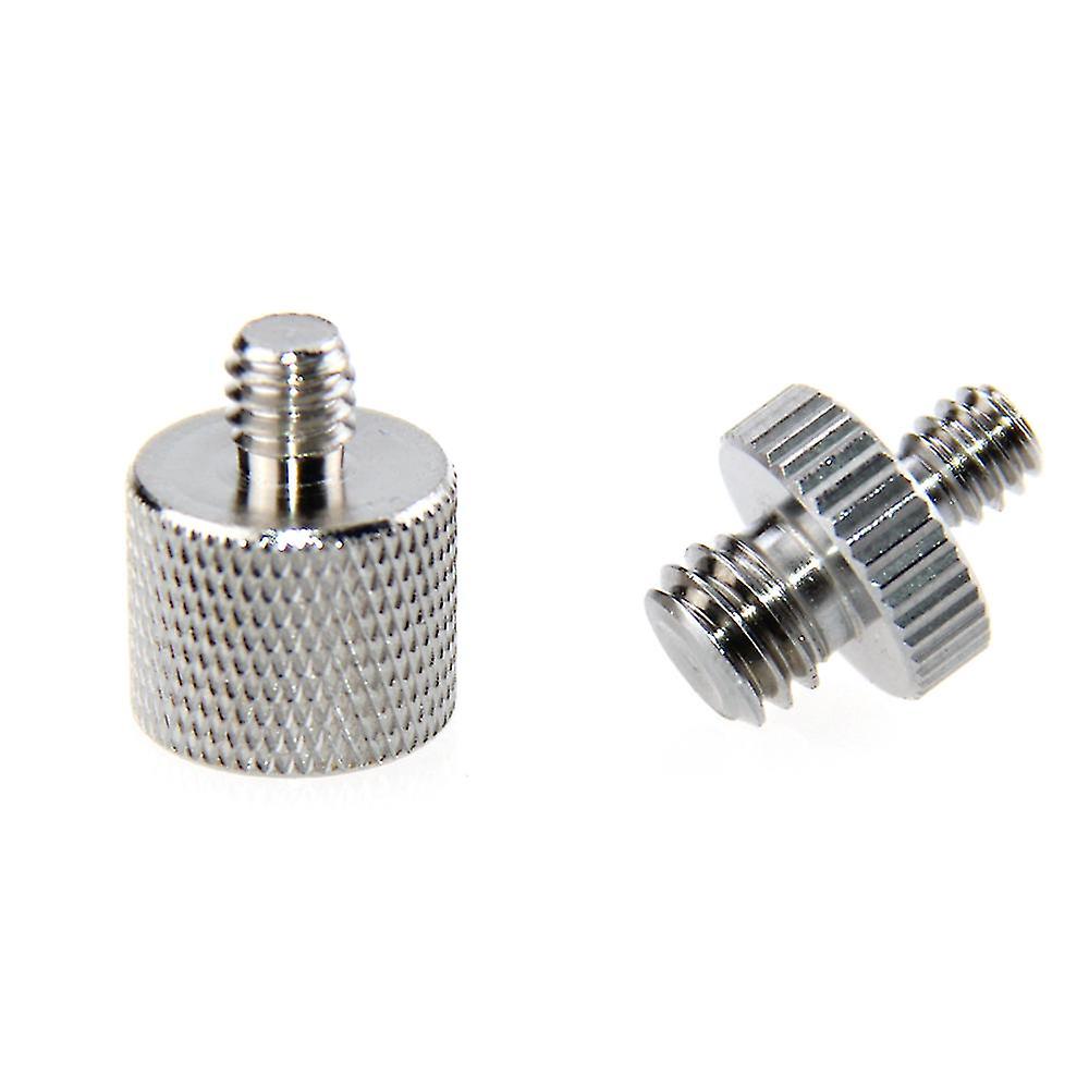 Dslr Thread Converter Adapter 1/4" To 3/8" Fr Camera Tripod Monopod Cage Rig