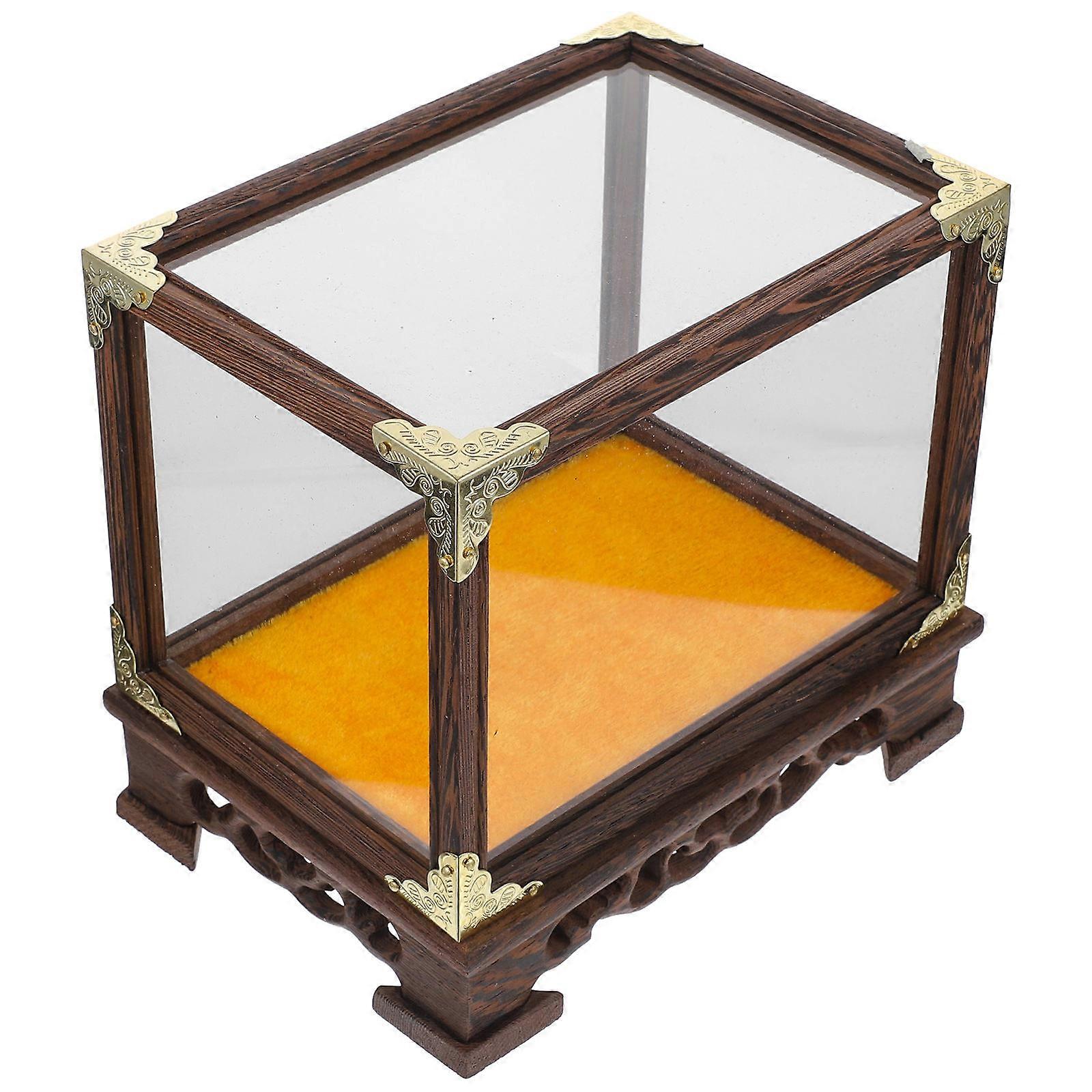 Multi-function Display Box Desktop Display Box Buddha Figurine Showing Case