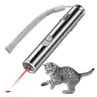 USB wiederaufladbare Haustier Spielzeug Katze Training Laserpointer mit LED Taschenlampe