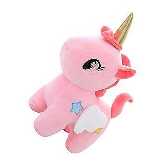 Unicorn Plush Stuffed Toy for Decoration Pink Cartoon Doll Birthday Gift
