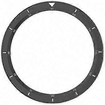 Replacement Bezel Metal Bezel Accessories for Watchxa0S4/S4xa0eSIM/S3/S3xa0eSIM (Scale Black)