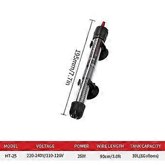 Compact Fish Tank Heating Rod Aquarium Automatic Constant Temperature Heating Rod Turtle Heating Rod Constant Temperature Rod HT25