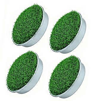 Putting Cup Cover for Golf Practice Users, 11cm/4.33inch Aluminum Disc Insert with Green Top for Yard and Training Mats Multicolor