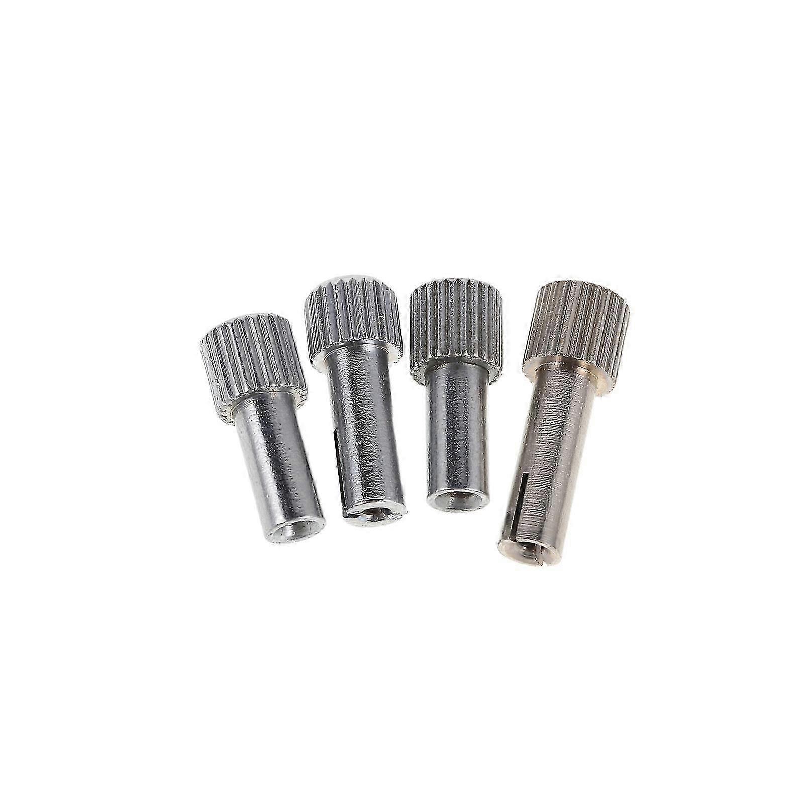 4pcs Universal Time Setting Knobs Mechanical Clock Repair Metal Replacement Parts