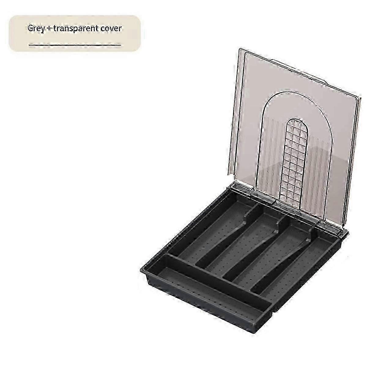 Sealed Dustproof Cutlery Organizer for Kitchen Spoon Fork