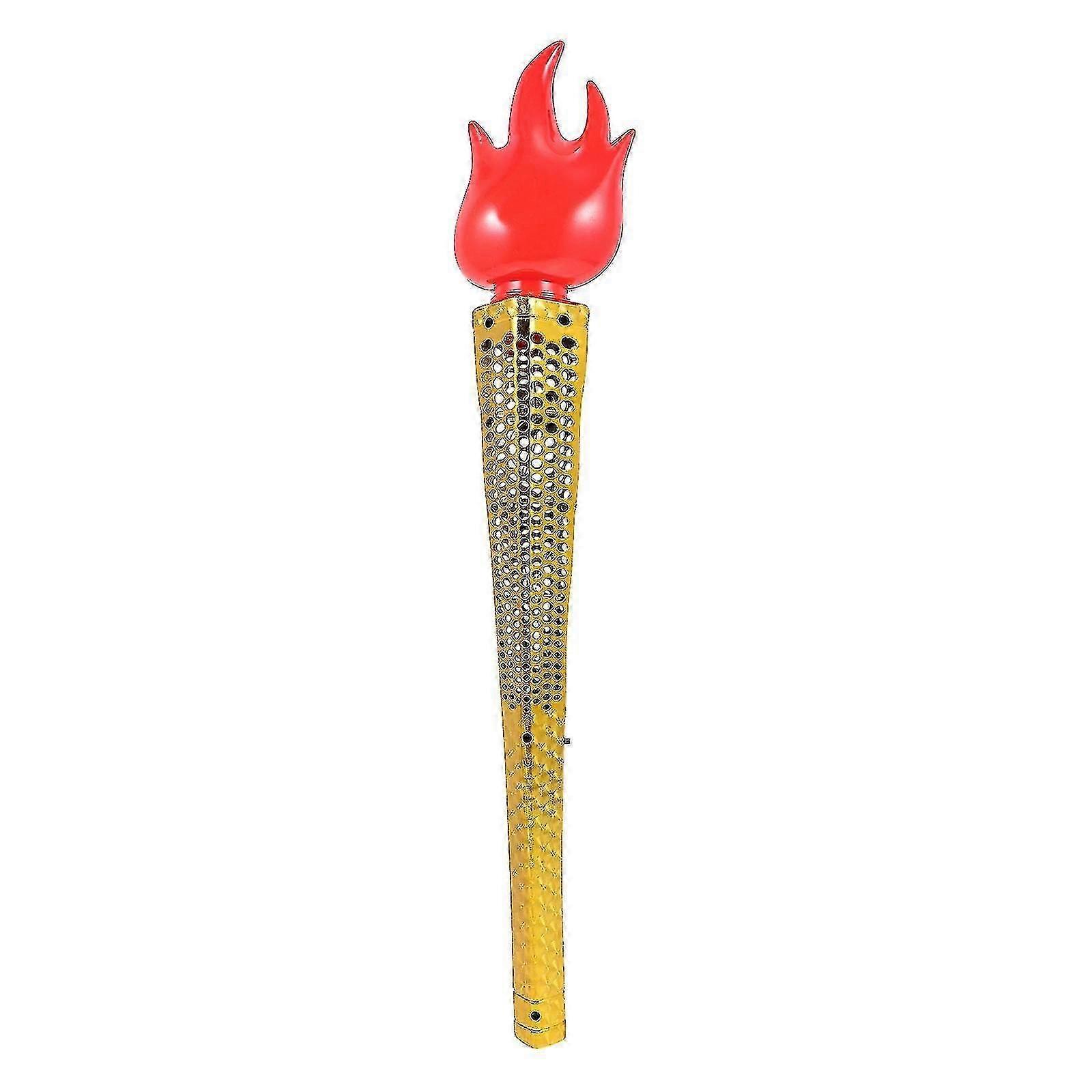 Decorative Simulation Fire Flame Torch Inflatable Plastic Toy Torch