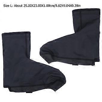 Windproof Cycling Overshoes Elastic Fleece Lining Warm Ventilation Quick Off 1 Pair