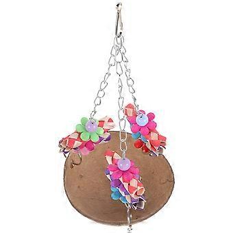 Bird Hanging Hammock Parrot Swing Offers Rest for Birds