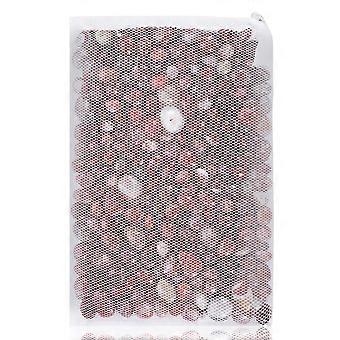 Black Mesh Filter Bag for Fish Tank with Zipper Closure 12Pcs Set