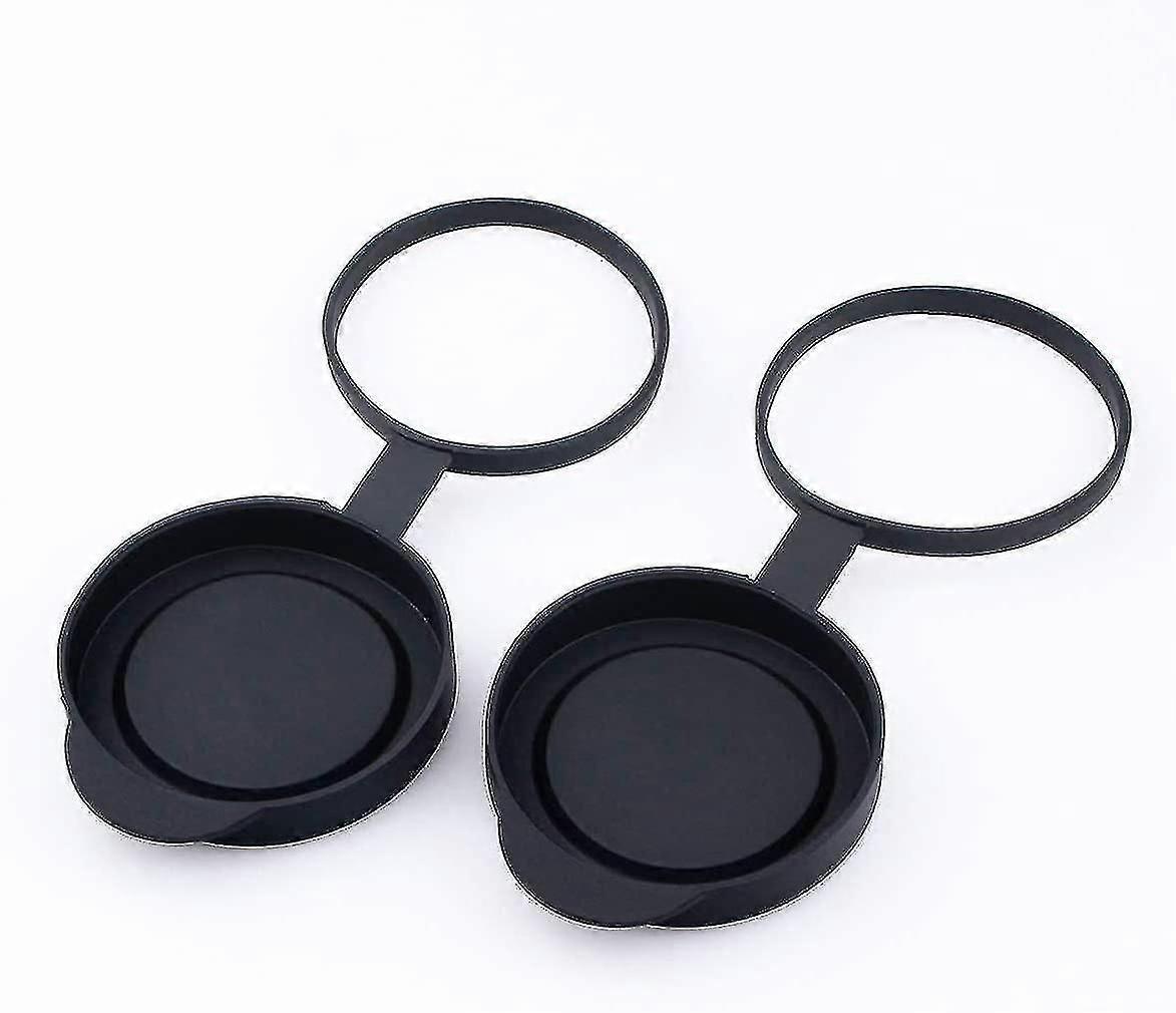 2pcs,protective Rubber Objective Caps For Fits Binoculars,suitable For 42mm Objective