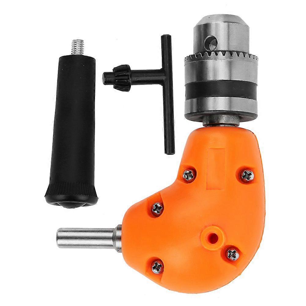 90 Degree Right Angle Drill Attachment Portable Compact Punch Adapter Attachment Tool