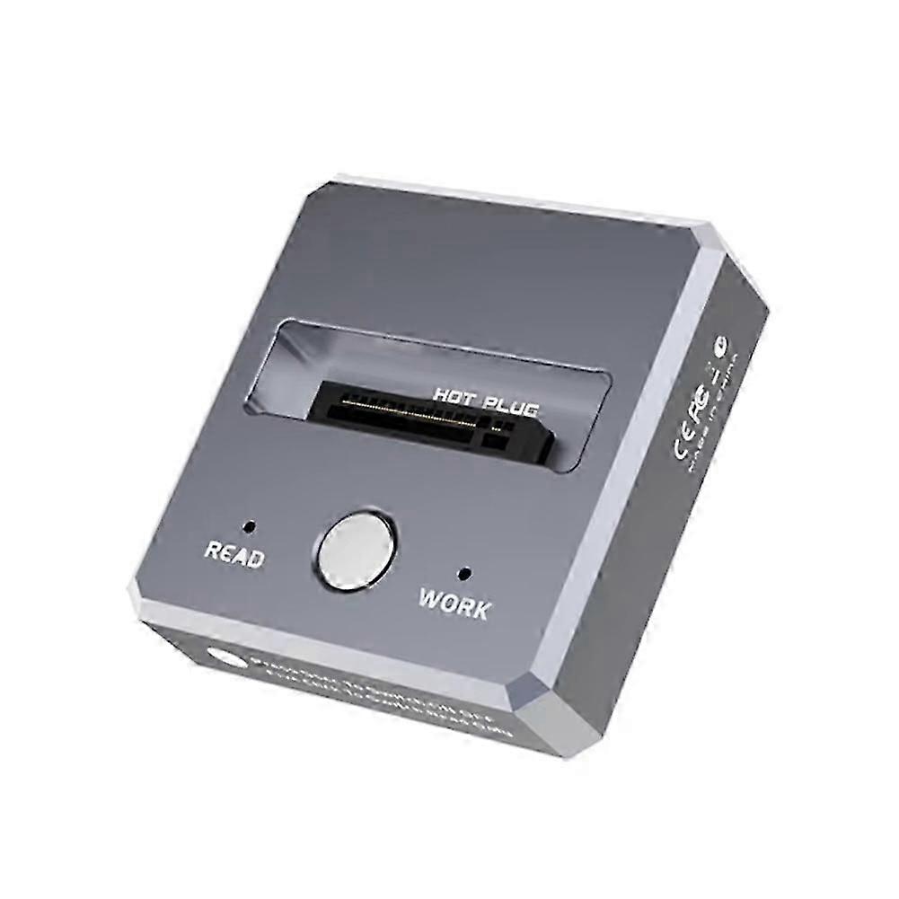 M.2 SSD Reader NVMe/SATA to USB-C SSD Docking Station USB3.2 Gen2 10Gbps Solid Disk Adapter with Write Protection