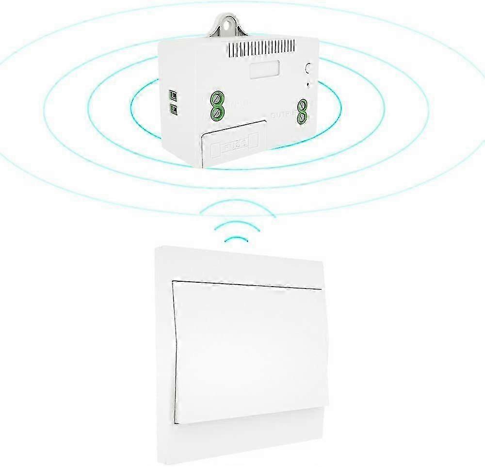 Wireless Light Switch Kit 110-220V Self-Powered with Receiver