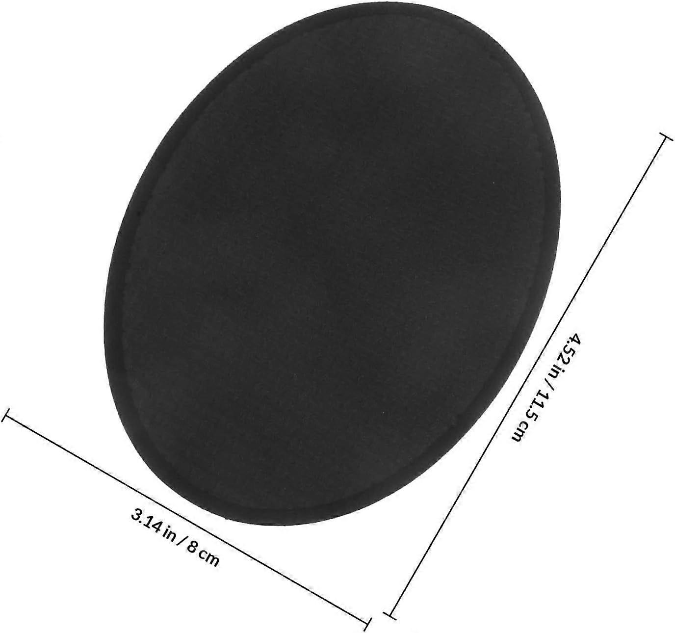 Black EVA Lotion Applicator Replacement Heads 4pcs for Back Scrubbing