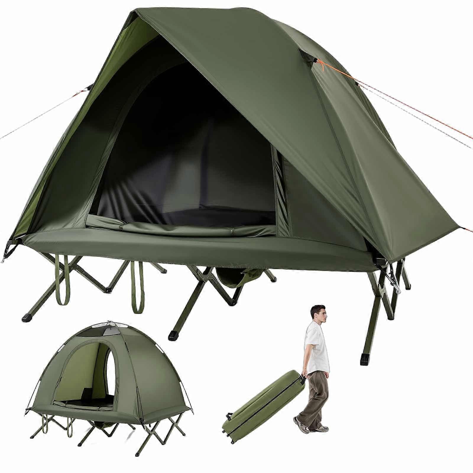 2-Persoons Campingbed - Camping Cot - Kampeerbed - Tentbed