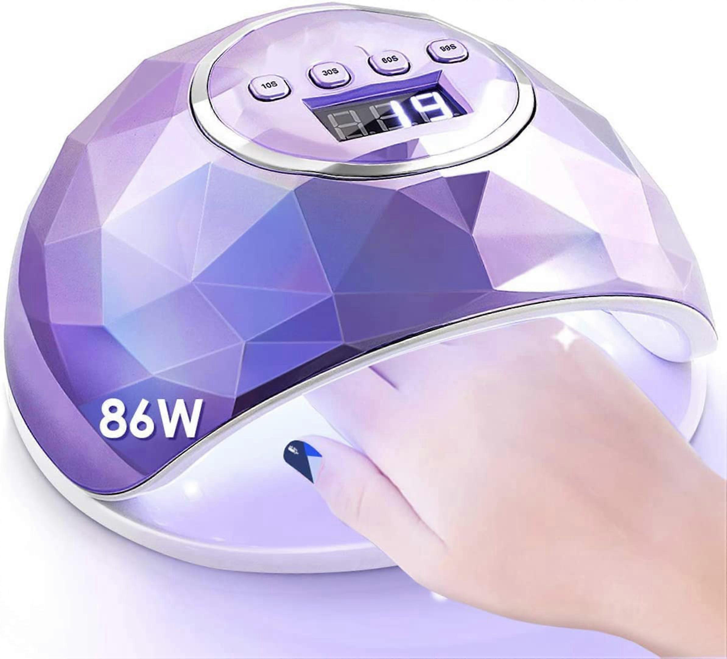 Smart Sensor UV LED Lamp with Dual Light Source and Flexible Timer