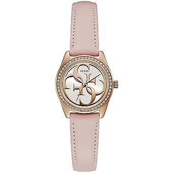 Guess micro g twist Watch for Women Analog Quartz with Cowhide Bracelet W1212L1