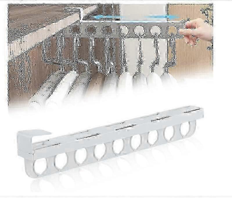 Pull-Out Type Retractable Clothes Rack,2024 Pull Out Closet Rod Without Drilling-Yvan