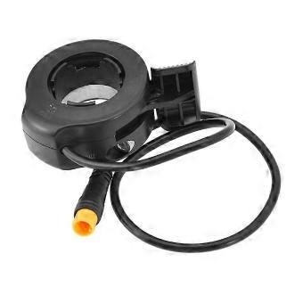 Waterproof Electric Bicycle Thumb Throttle, Compatible with Left & Right Hand, E-bike & Electric Scooter Accessories