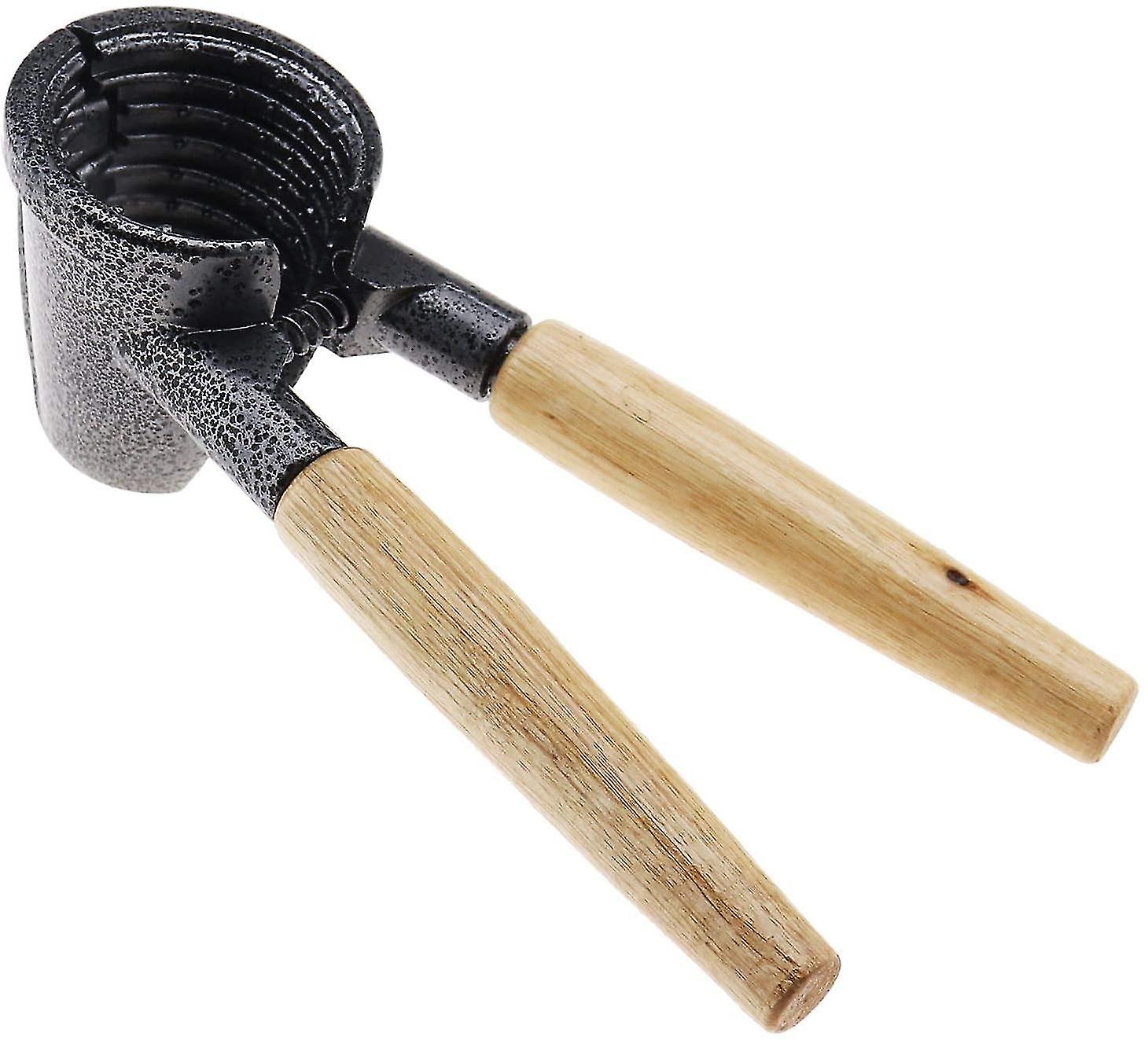 Nutcracker Tool With Wooden Handle Almond And Pecan Nut Tongs