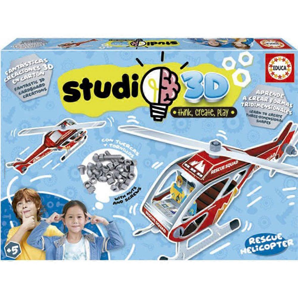 Educa Studio 3D Cardboard Creation - RescueHelcopter